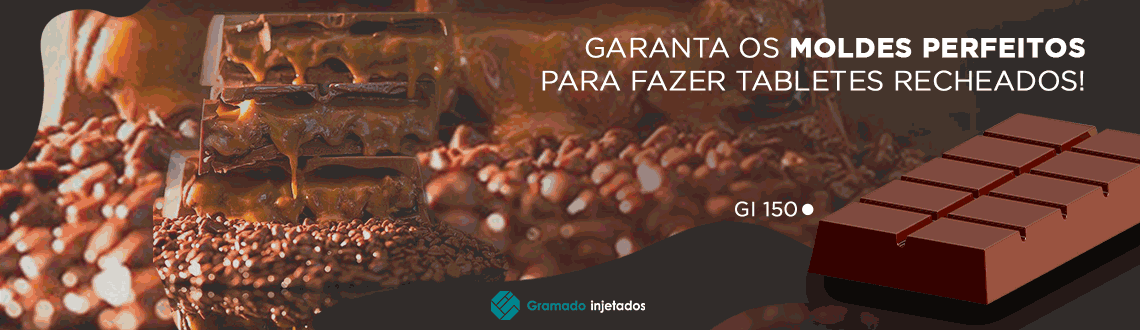 Moldes perfeitos pra fazer tabletes recheados