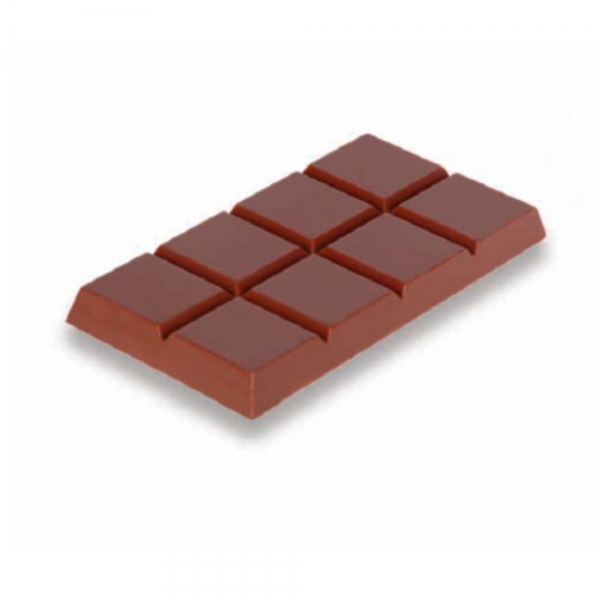 GI043 - Forma de Chocolate em Policarbonato Tablete 100g recheável
