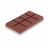 GI043 - Forma de Chocolate em Policarbonato Tablete 100g recheável