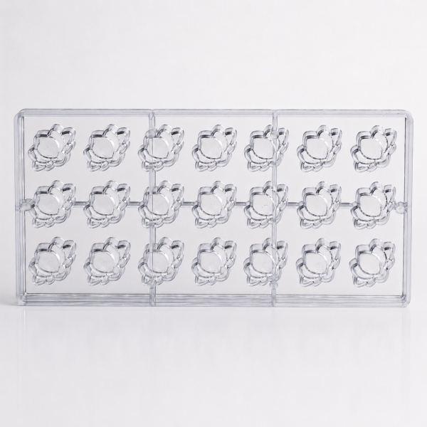 GI199 - Forma de Chocolate em Policarbonato Flor de Lótus 10g