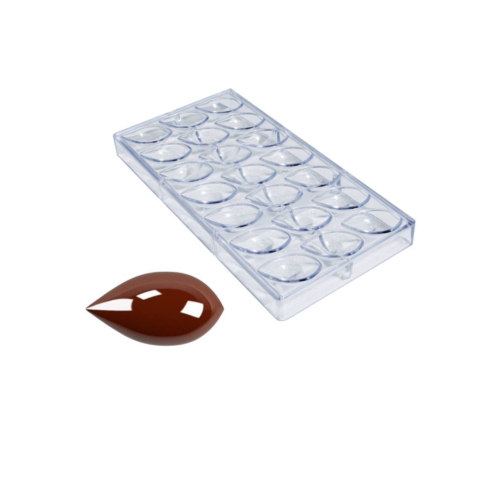 GI157 - Forma de Chocolate em Policarbonato Bombom Pétala 9g