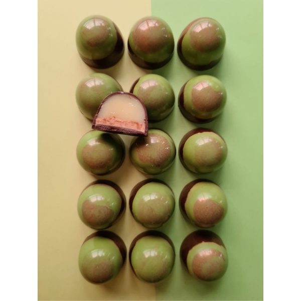 GI003 - Forma de Chocolate em Policarbonato Bombom trufa 14g