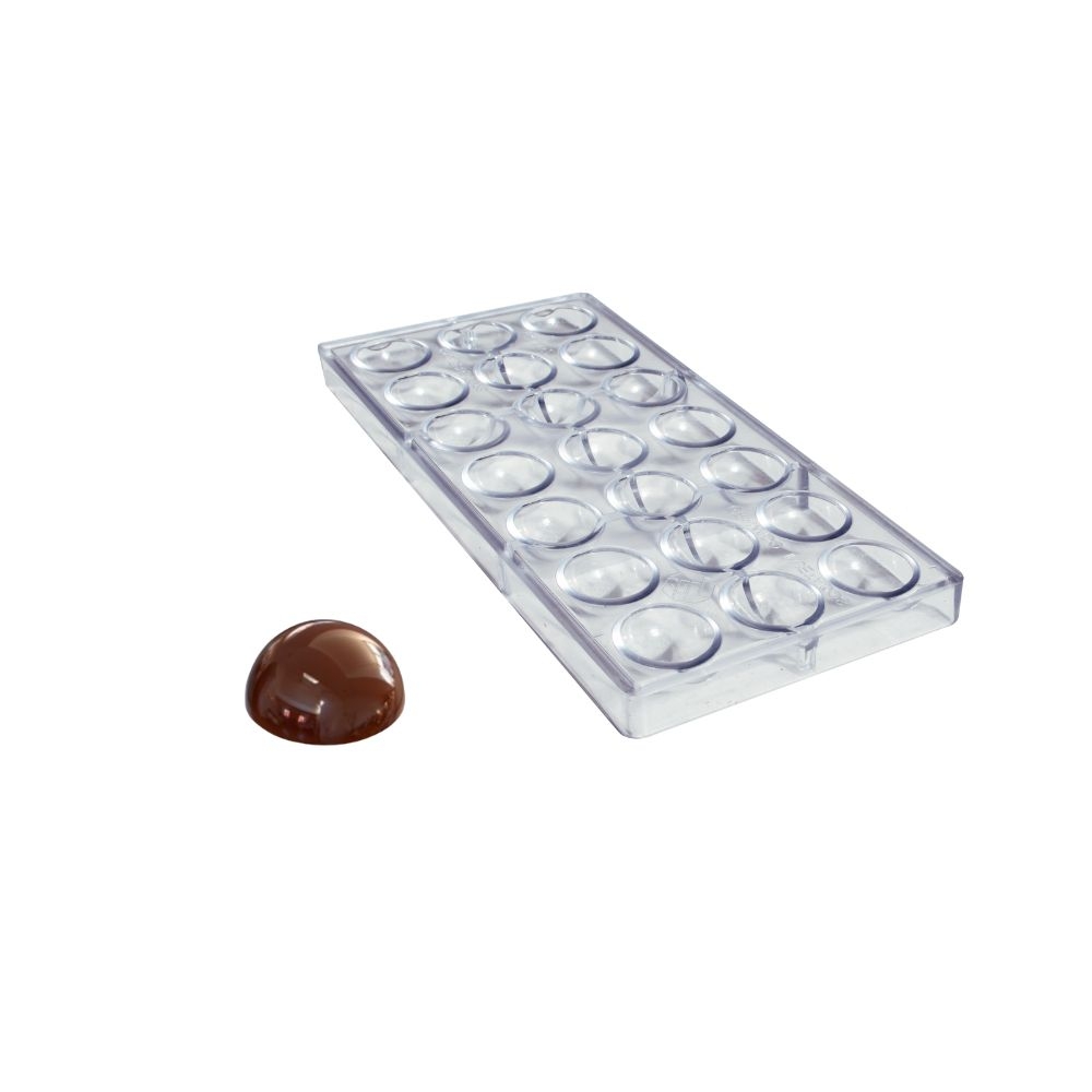 GI152 - Forma de Chocolate em Policarbonato Semiesfera 3 cm