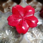 GI179 - Forma de Chocolate em Policarbonato Flor de Sakura grande.